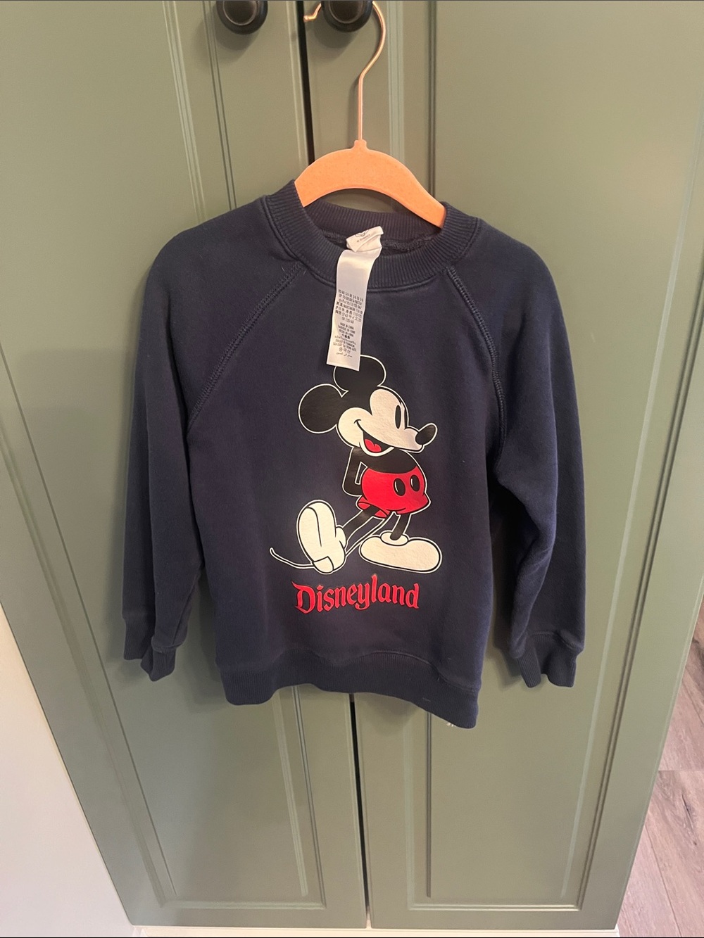Disneyland Kids Navy Mickey Mouse Sweatshirt